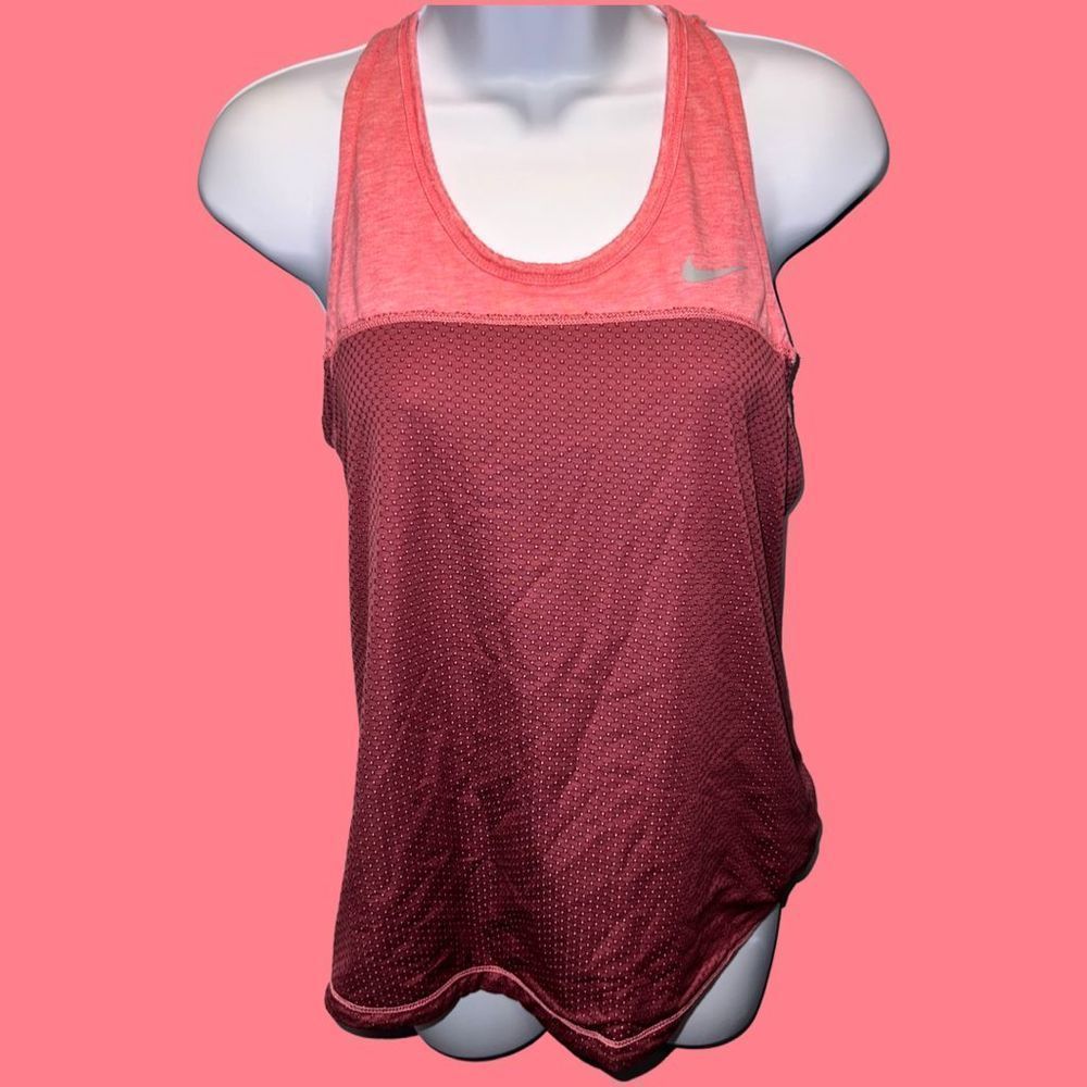 Reversible Nike Workout Tank 
Pink/Burgundy Size Mediu